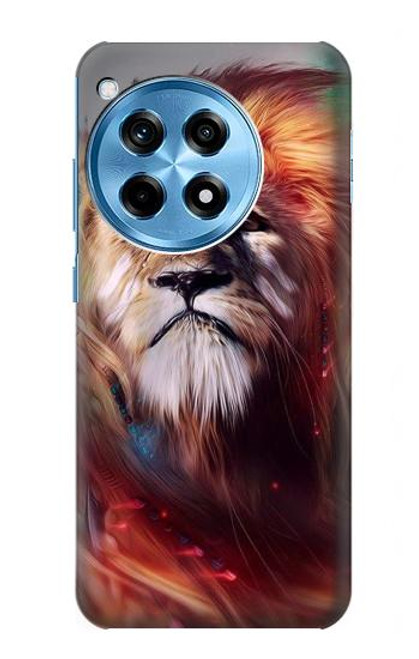 W0691 Leo Paint Hard Case and Leather Flip Case For OnePlus 12R