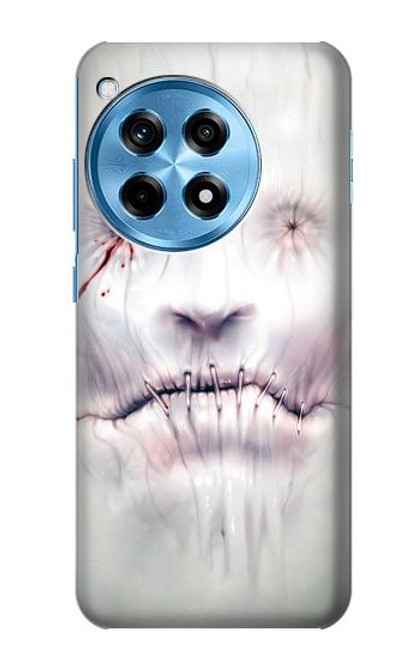 W0884 Horror Face Hard Case and Leather Flip Case For OnePlus 12R