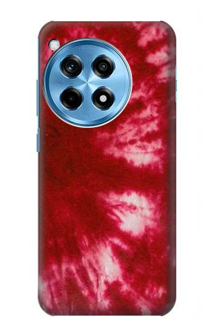 W2480 Tie Dye Red Hard Case and Leather Flip Case For OnePlus 12R