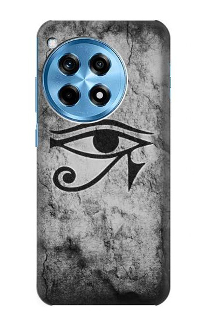 W3108 Ancient Egyptian Sun Eye Of Horus Hard Case and Leather Flip Case For OnePlus 12R