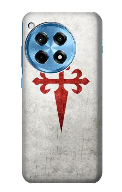 W3200 Order of Santiago Cross of Saint James Hard Case and Leather Flip Case For OnePlus 12R