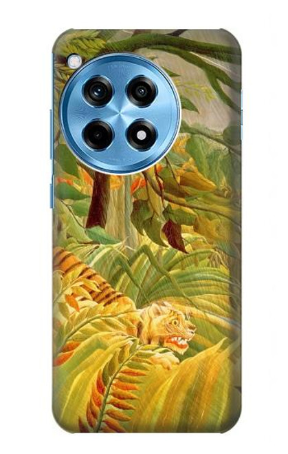 W3344 Henri Rousseau Tiger in a Tropical Storm Hard Case and Leather Flip Case For OnePlus 12R