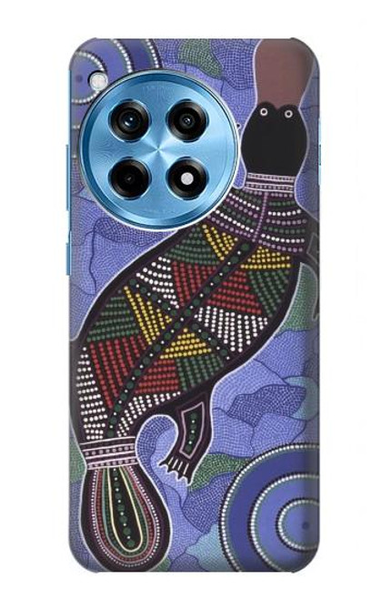 W3387 Platypus Australian Aboriginal Art Hard Case and Leather Flip Case For OnePlus 12R