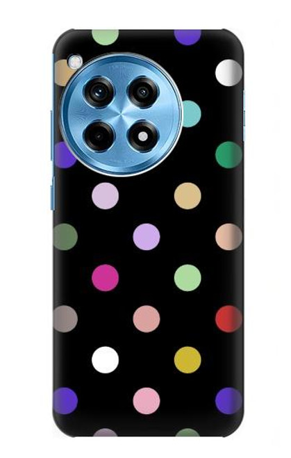 W3532 Colorful Polka Dot Hard Case and Leather Flip Case For OnePlus 12R