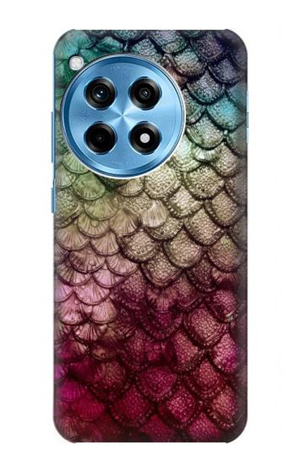 W3539 Mermaid Fish Scale Hard Case and Leather Flip Case For OnePlus 12R