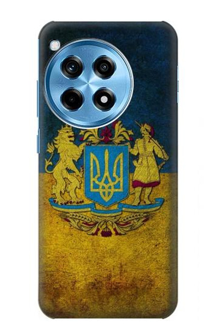 W3858 Ukraine Vintage Flag Hard Case and Leather Flip Case For OnePlus 12R