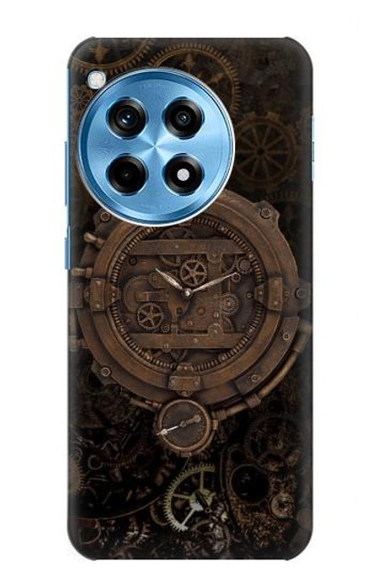 W3902 Steampunk Clock Gear Hard Case and Leather Flip Case For OnePlus 12R