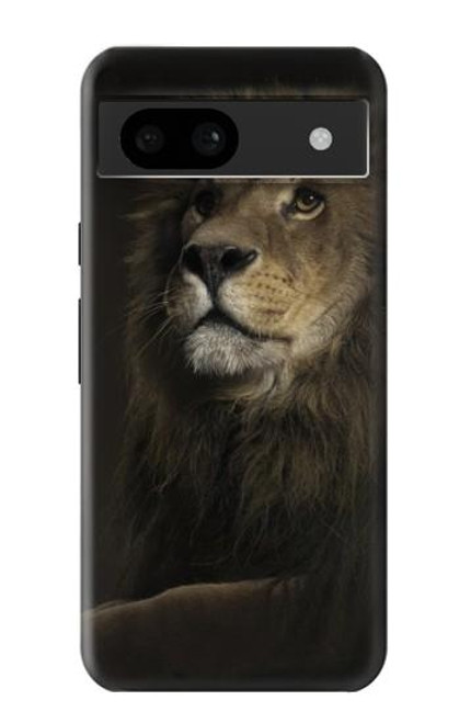 W0472 Lion Hard Case and Leather Flip Case For Google Pixel 8a