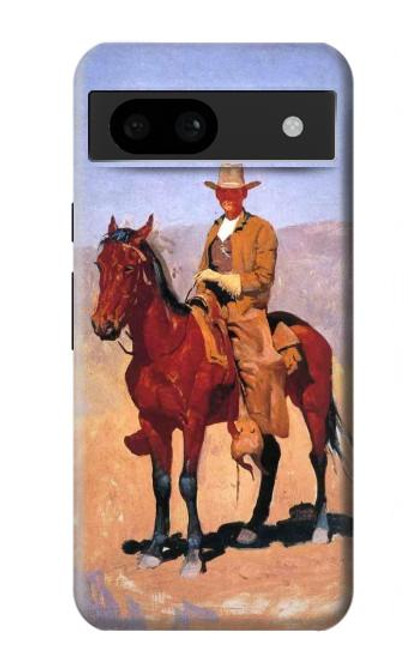 W0772 Cowboy Western Hard Case and Leather Flip Case For Google Pixel 8a