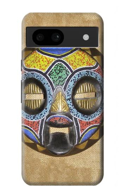 W0965 African Baluba Mask Hard Case and Leather Flip Case For Google Pixel 8a