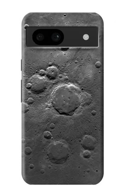 W2946 Moon Surface Hard Case and Leather Flip Case For Google Pixel 8a