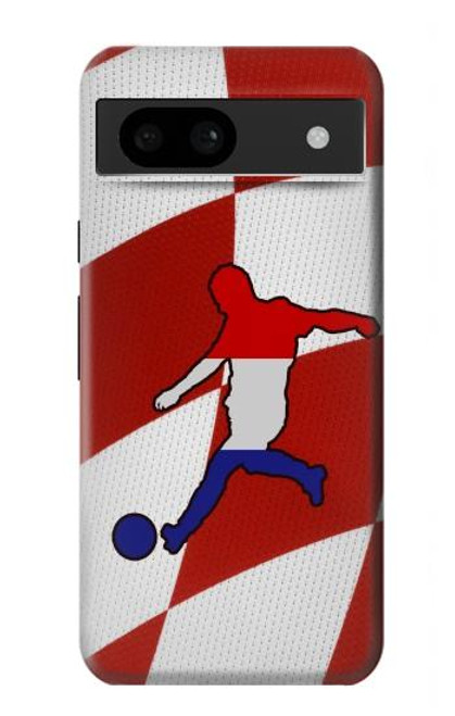 W2993 Croatia Football Soccer Hard Case and Leather Flip Case For Google Pixel 8a