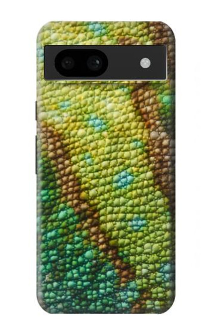 W3057 Lizard Skin Graphic Printed Hard Case and Leather Flip Case For Google Pixel 8a