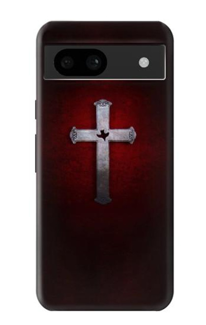 W3160 Christian Cross Hard Case and Leather Flip Case For Google Pixel 8a