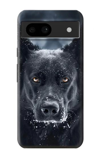 W3168 German Shepherd Black Dog Hard Case and Leather Flip Case For Google Pixel 8a