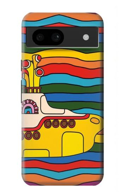 W3599 Hippie Submarine Hard Case and Leather Flip Case For Google Pixel 8a