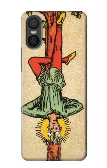 W3377 Tarot Card Hanged Man Hard Case and Leather Flip Case For Sony Xperia 10 VI