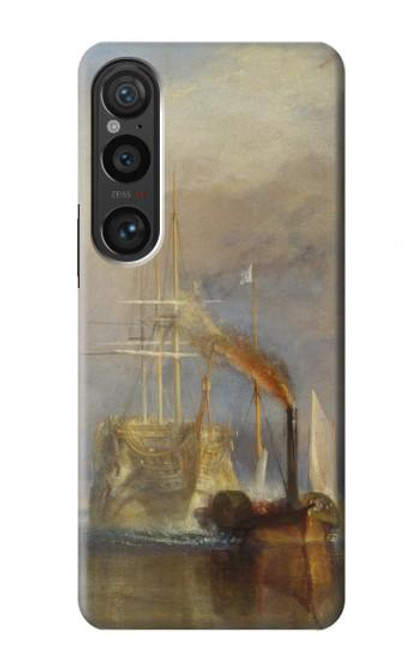 W3338 J. M. W. Turner The Fighting Temeraire Hard Case and Leather Flip Case For Sony Xperia 1 VI