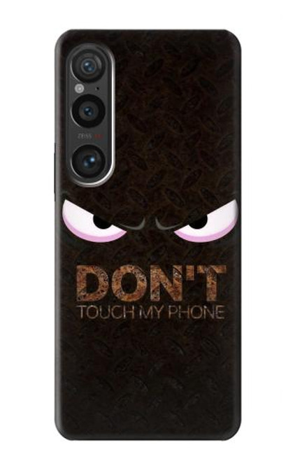 W3412 Do Not Touch My Phone Hard Case and Leather Flip Case For Sony Xperia 1 VI