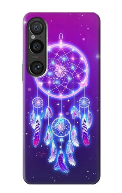 W3484 Cute Galaxy Dream Catcher Hard Case and Leather Flip Case For Sony Xperia 1 VI