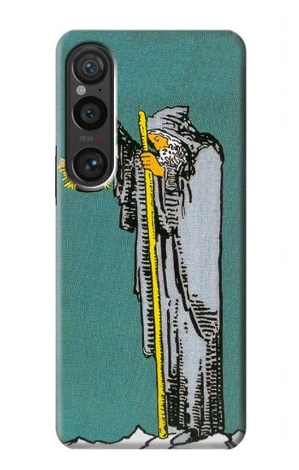 W3741 Tarot Card The Hermit Hard Case and Leather Flip Case For Sony Xperia 1 VI