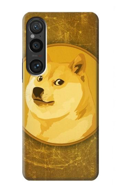 W3826 Dogecoin Shiba Hard Case and Leather Flip Case For Sony Xperia 1 VI