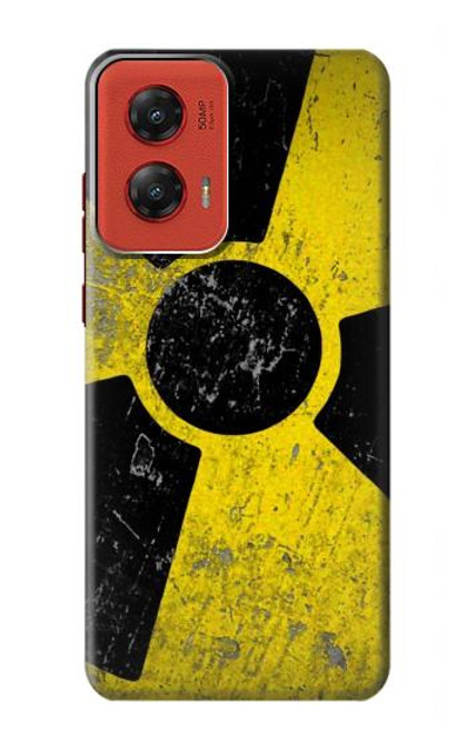 W0264 Nuclear Hard Case and Leather Flip Case For Motorola Moto G Stylus 5G (2024)