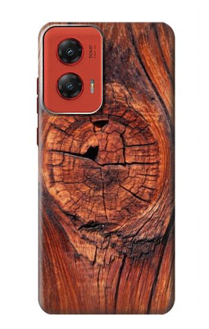 W0603 Wood Graphic Printed Hard Case and Leather Flip Case For Motorola Moto G Stylus 5G (2024)