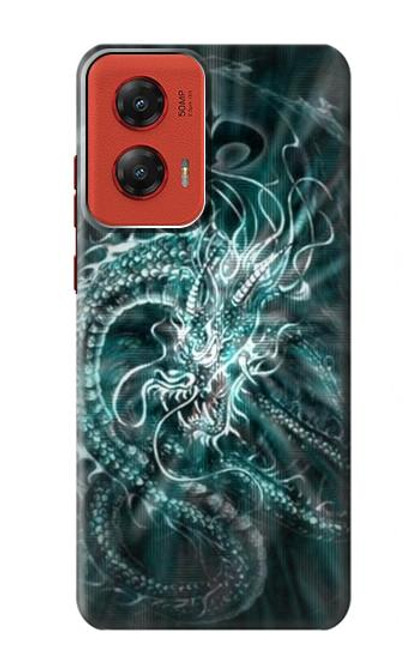 W1006 Digital Chinese Dragon Hard Case and Leather Flip Case For Motorola Moto G Stylus 5G (2024)