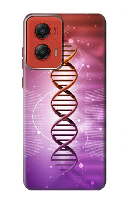 W2573 Dna Genetic Code Hard Case and Leather Flip Case For Motorola Moto G Stylus 5G (2024)