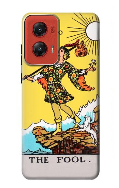 W2810 Tarot Card The Fool Hard Case and Leather Flip Case For Motorola Moto G Stylus 5G (2024)