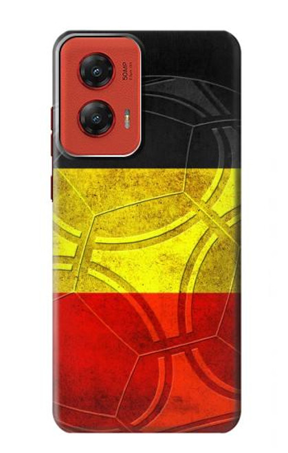 W2965 Belgium Football Soccer Hard Case and Leather Flip Case For Motorola Moto G Stylus 5G (2024)