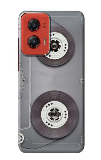 W3159 Cassette Tape Hard Case and Leather Flip Case For Motorola Moto G Stylus 5G (2024)