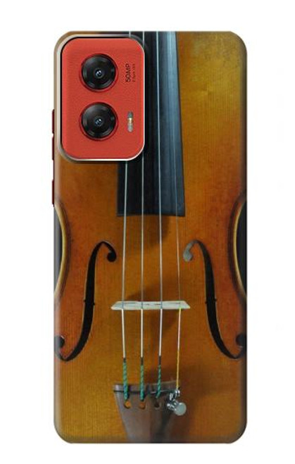 W3234 Violin Hard Case and Leather Flip Case For Motorola Moto G Stylus 5G (2024)