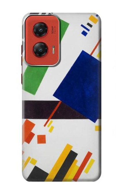 W3343 Kazimir Malevich Suprematist Composition Hard Case and Leather Flip Case For Motorola Moto G Stylus 5G (2024)