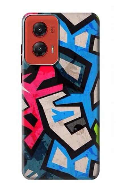 W3445 Graffiti Street Art Hard Case and Leather Flip Case For Motorola Moto G Stylus 5G (2024)