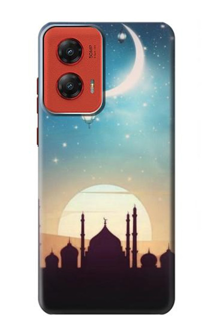 W3502 Islamic Sunset Hard Case and Leather Flip Case For Motorola Moto G Stylus 5G (2024)