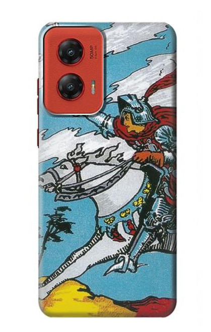 W3731 Tarot Card Knight of Swords Hard Case and Leather Flip Case For Motorola Moto G Stylus 5G (2024)