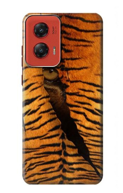 W3951 Tiger Eye Tear Marks Hard Case and Leather Flip Case For Motorola Moto G Stylus 5G (2024)