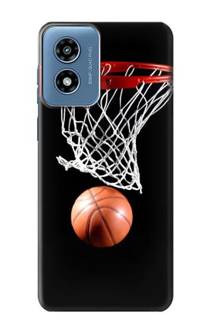 W0066 Basketball Hard Case and Leather Flip Case For Motorola Moto G Play 4G (2024)