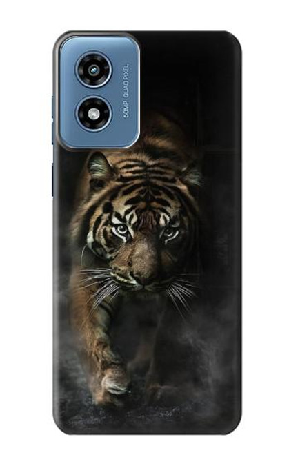 W0877 Bengal Tiger Hard Case and Leather Flip Case For Motorola Moto G Play 4G (2024)