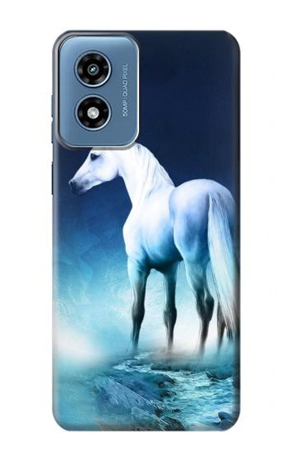 W1130 Unicorn Horse Hard Case and Leather Flip Case For Motorola Moto G Play 4G (2024)