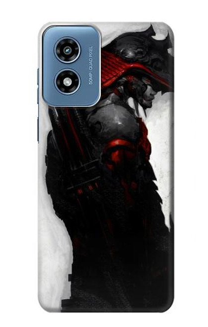 W2111 Dark Samurai Hard Case and Leather Flip Case For Motorola Moto G Play 4G (2024)