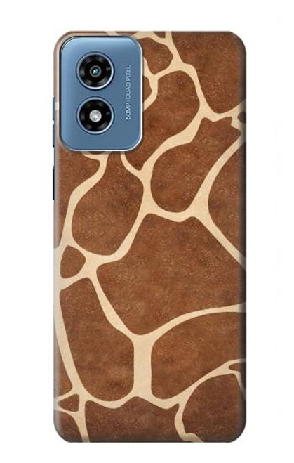 W2326 Giraffe Skin Hard Case and Leather Flip Case For Motorola Moto G Play 4G (2024)