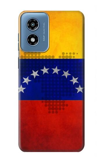 W2974 Venezuela Football Soccer Hard Case and Leather Flip Case For Motorola Moto G Play 4G (2024)