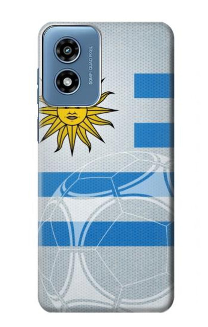 W2995 Uruguay Football Soccer Hard Case and Leather Flip Case For Motorola Moto G Play 4G (2024)