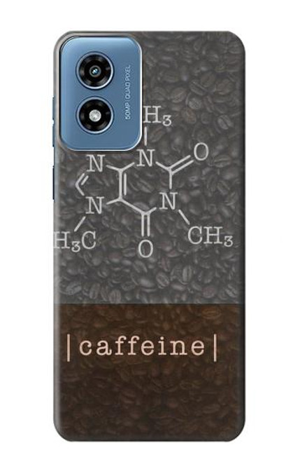 W3475 Caffeine Molecular Hard Case and Leather Flip Case For Motorola Moto G Play 4G (2024)