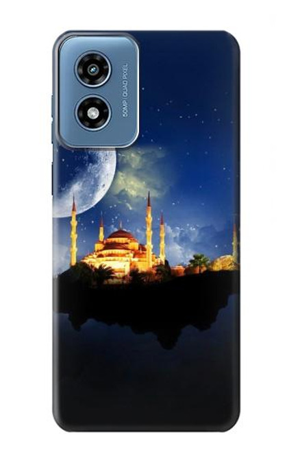 W3506 Islamic Ramadan Hard Case and Leather Flip Case For Motorola Moto G Play 4G (2024)