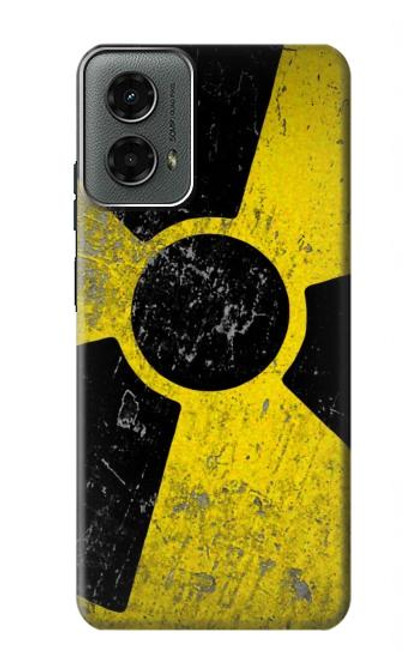 W0264 Nuclear Hard Case and Leather Flip Case For Motorola Moto G 5G (2024)