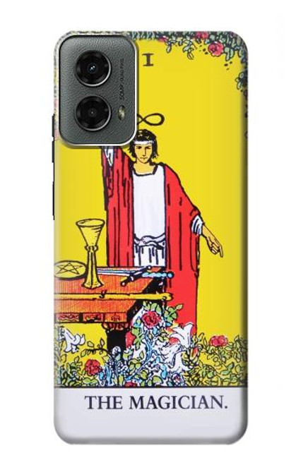 W2806 Tarot Card The Magician Hard Case and Leather Flip Case For Motorola Moto G 5G (2024)